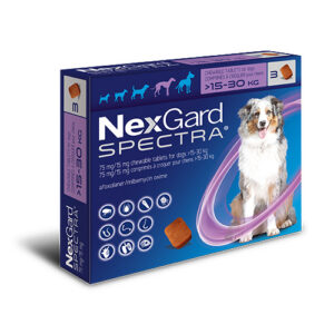 NexGard Spectra - вкусни таблетки за кучета от 15 до 30кг