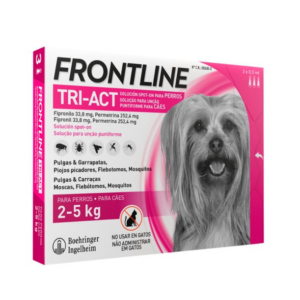 Frontline Tri-act XS – пипета за кучета от 2 до 5 кг