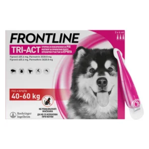 Frontline Tri-act XL – пипета за кучета от 40 до 60 кг